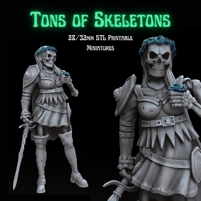 Tons of Skeletons: Damsel of Death 