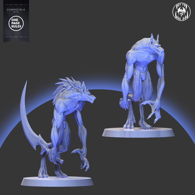 Werewolf Assassin (2 miniatures)