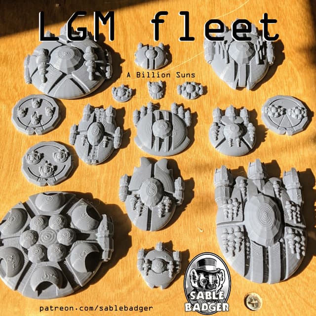 A Billion Suns - The LGM Fleet of Spaceships