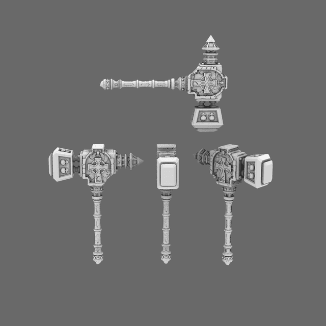 Pumpkin Lords Tombstone Mega Hammers NOHAND