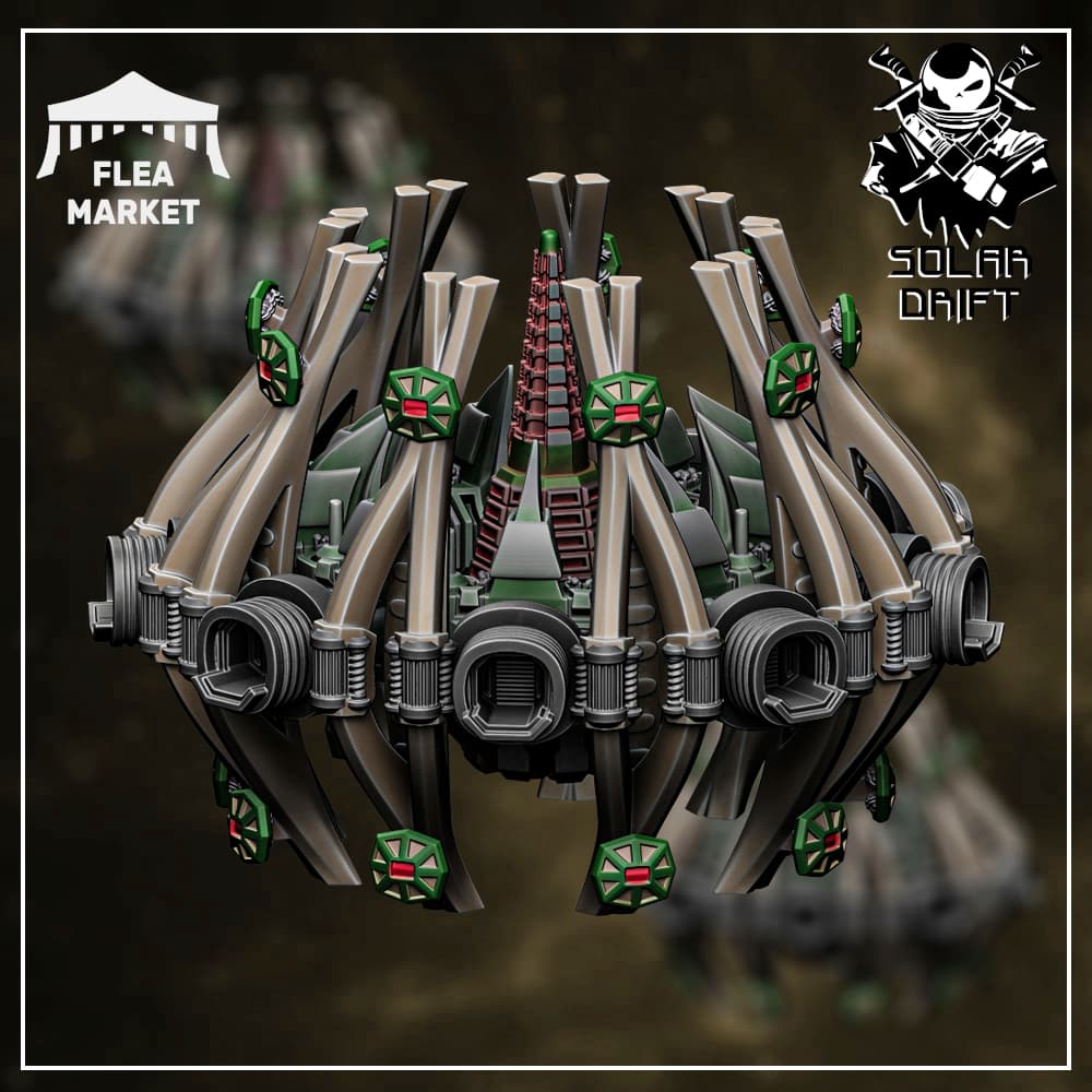Birds of Prey Space Station (Flesh and Metal - Solar Drift)