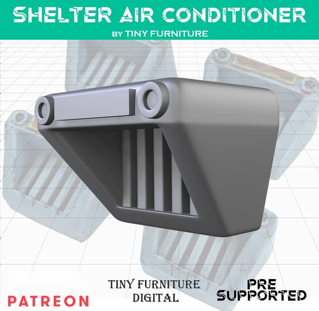 Nuclear shelter air conditioner