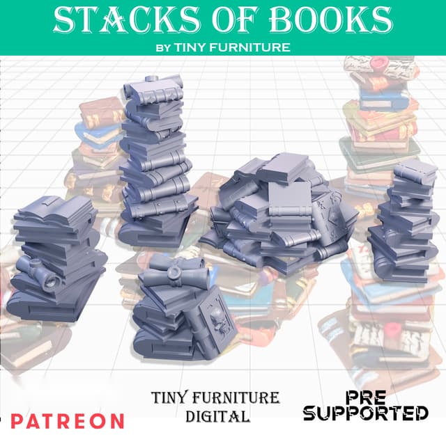 Stacks of books