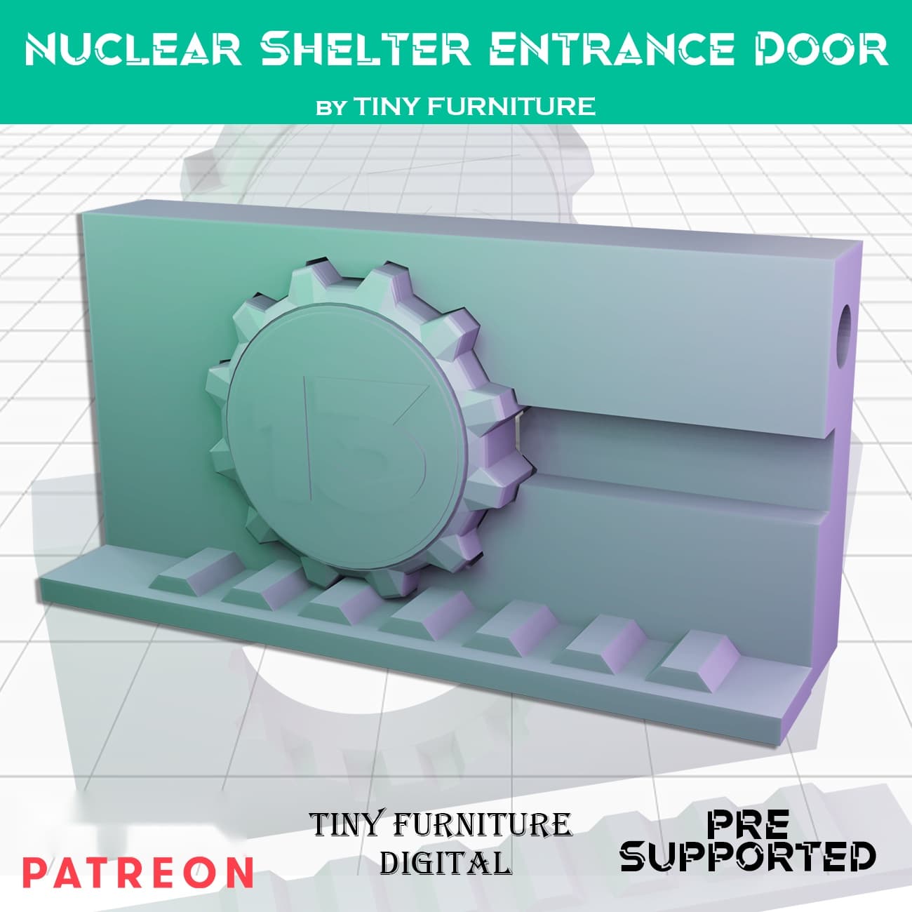 Nuclear Shelter Entrance Door