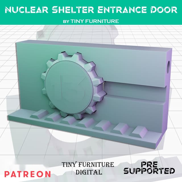 Nuclear Shelter Entrance Door