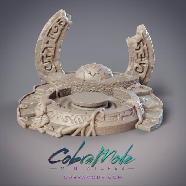 Gate Ruin Scatter Terrain (Supportless)