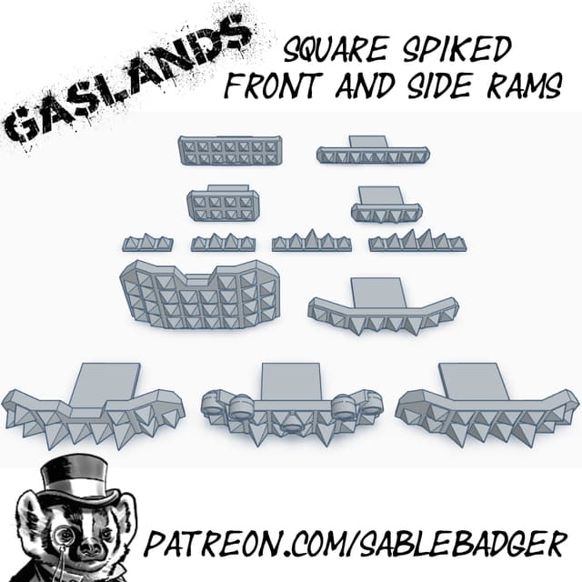 Gaslands - Upgrades - Studden Rams