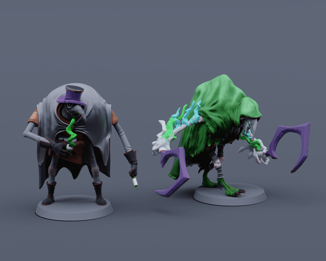 Plague doctor Stylized 2 versions