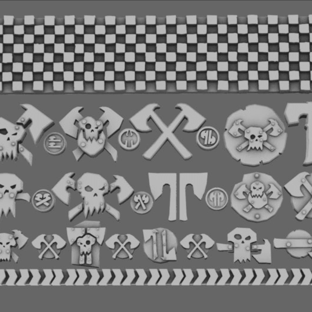Space Orcs Metal Lads Klan Symbols