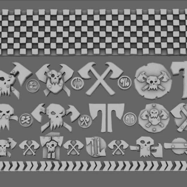 Space Orcs Metal Lads Klan Symbols