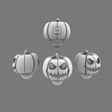 Pumpkin Lords V10K Jack-O-Lantern Helmets