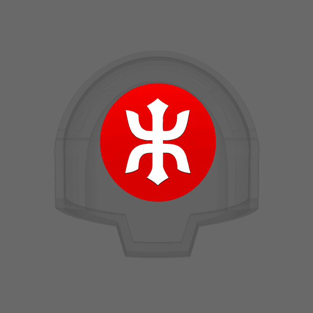 Red Ronin Chapter DV04 Shoulder Circle Symbols