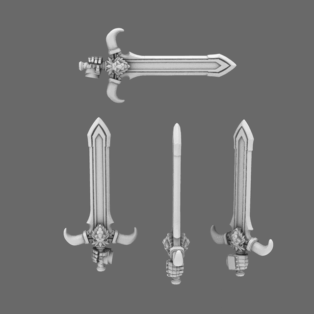 Lion Spirit Knights Lion Fang Epic Blades RIGHT