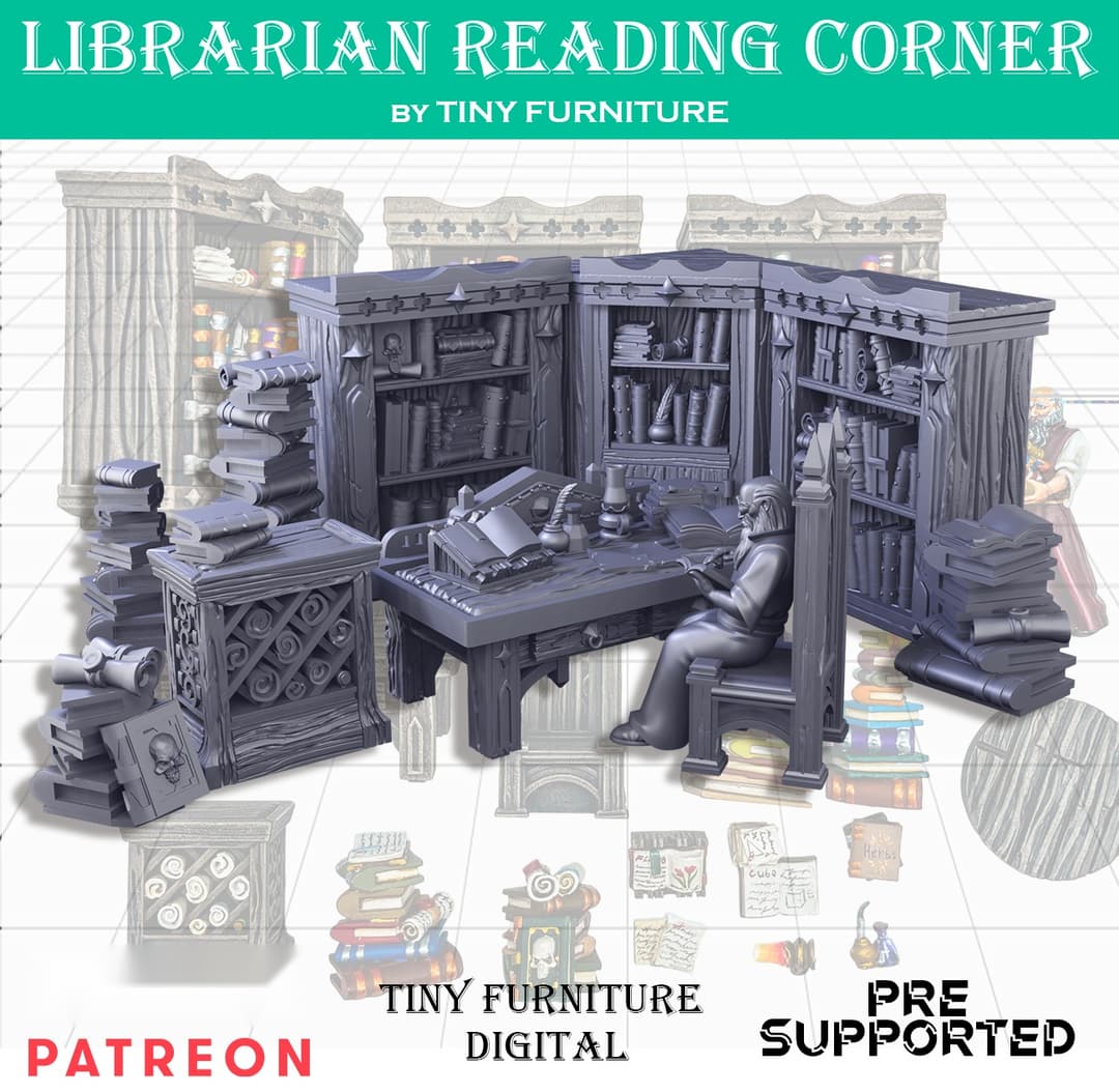 Librarian Reading Corner