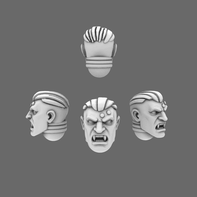Strigoi Knights Veteran Vampire Heads