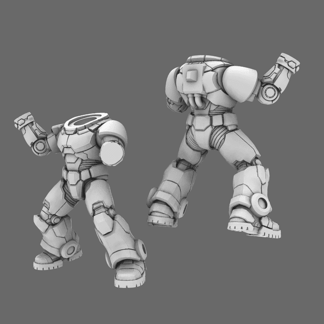Space Knights V7 Iron Eagle Power Armor