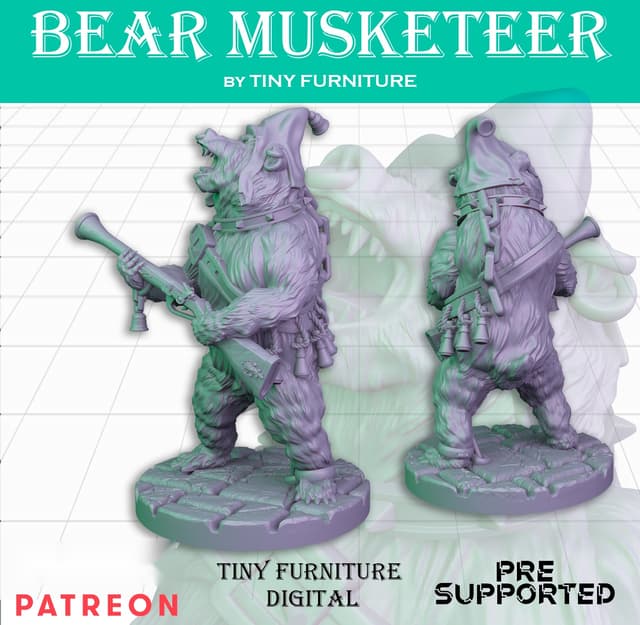 Bear Musketeer