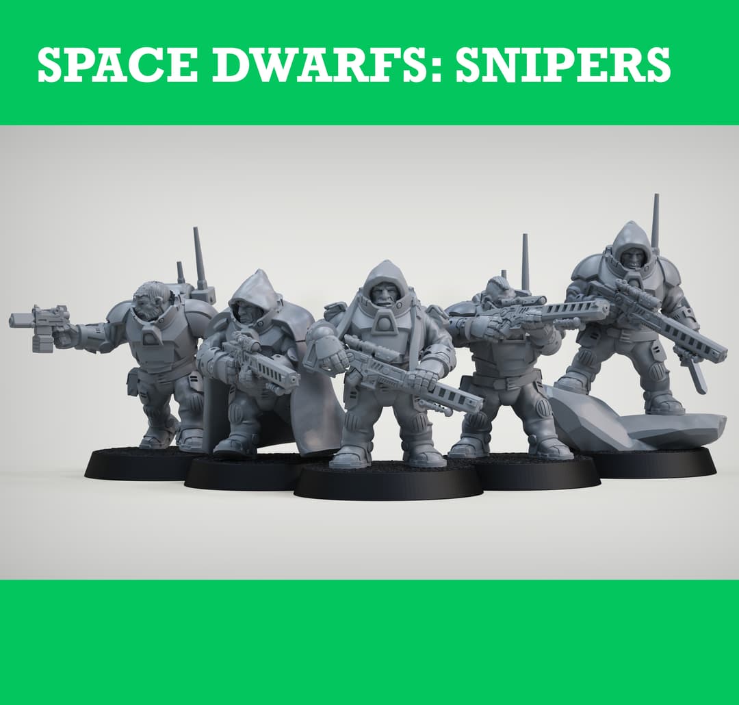 Space Dwarf: Snipers