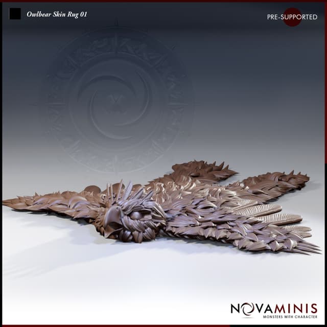 Owlbear Skin Rug 01