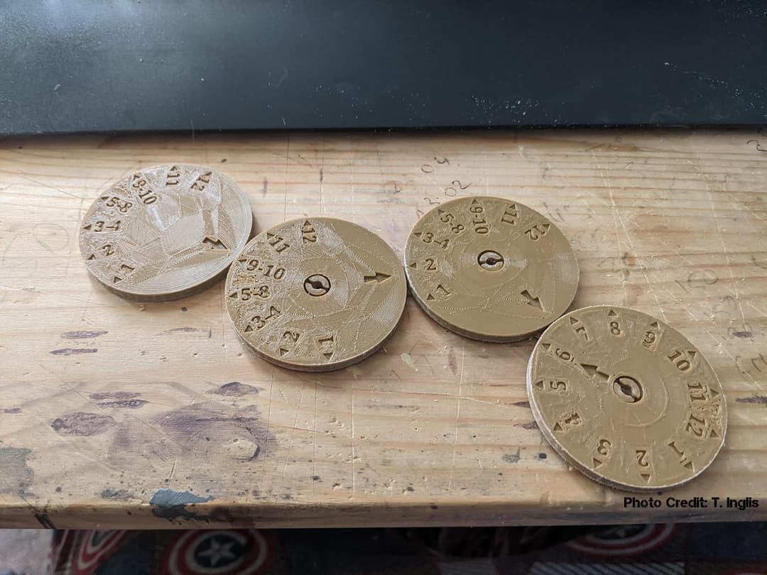 Thudd Gun Template - 40k 2nd edition