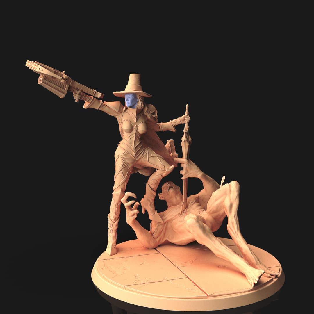 Vampire hunter Diorama