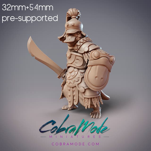Platypus Heavy Infantry - Ramman, Boondaburra Labumar (Pre-Supported)