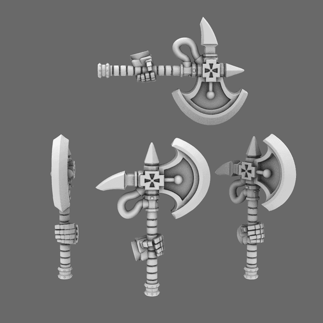 Crusader Knights Great Ax LEFT