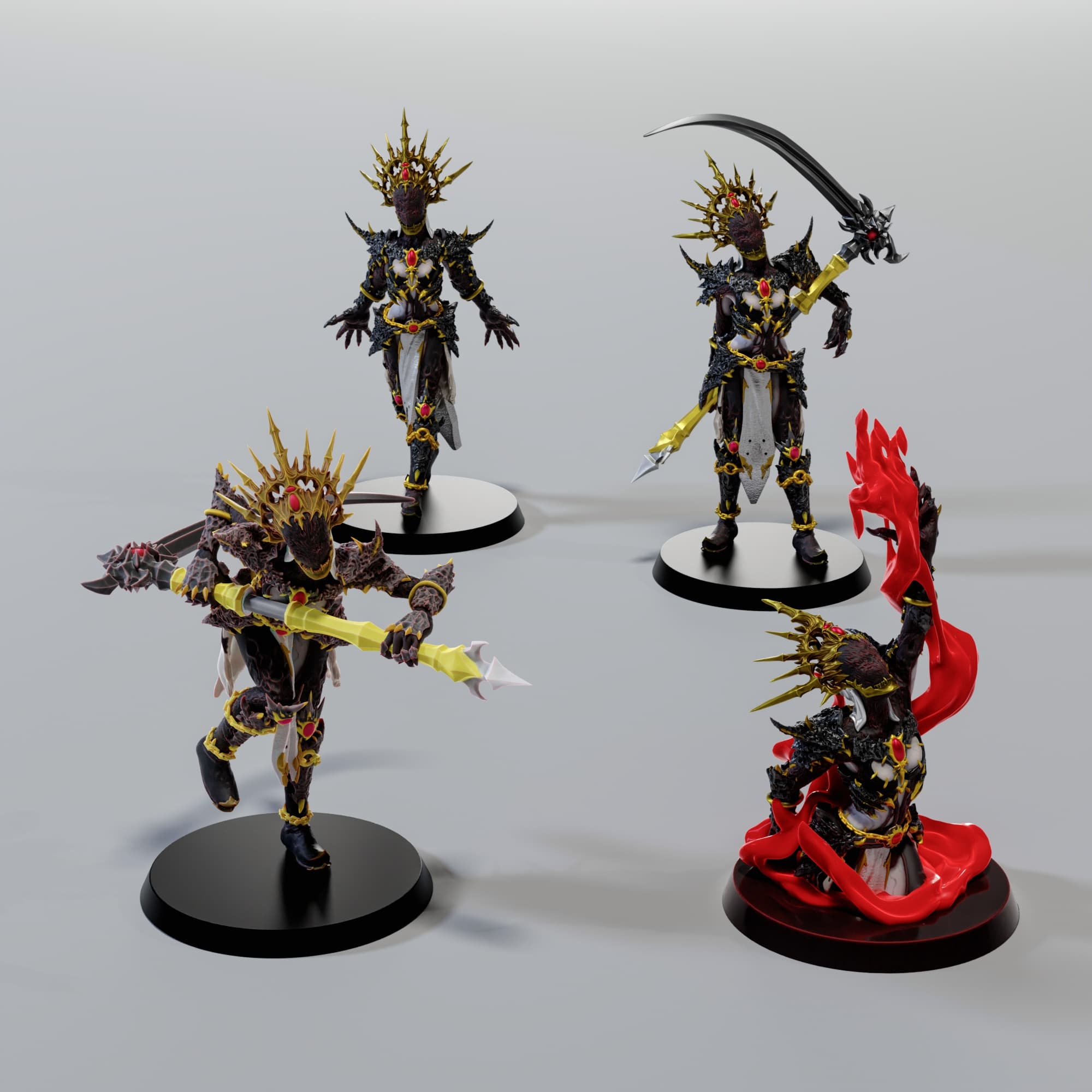 Second Vampires Pack 4 miniatures