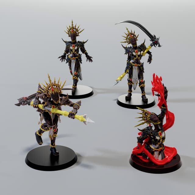 Second Vampires Pack 4 miniatures