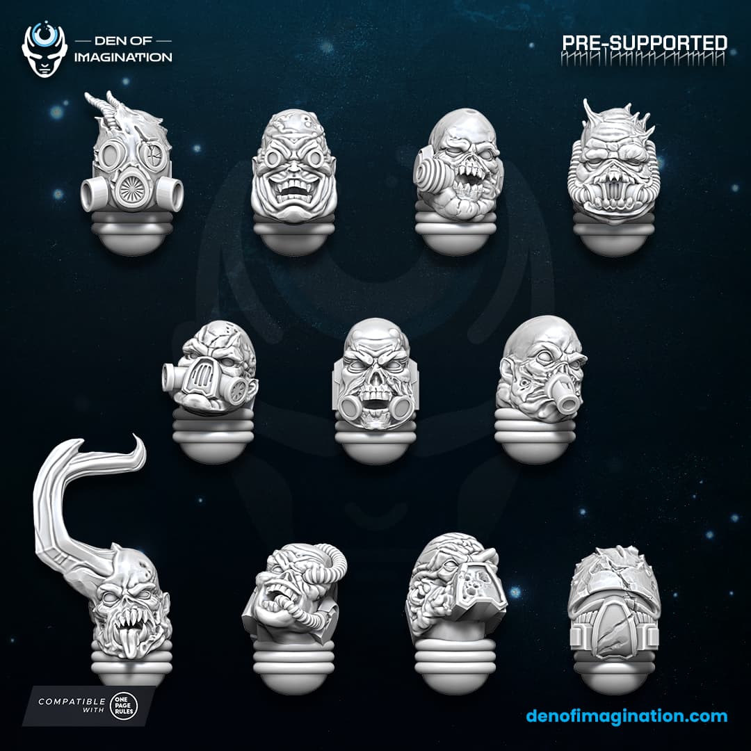 Chaos Plague - Plague Sons Head set