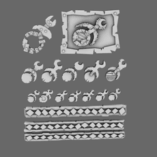 Sexy Lads Flat Klan Symbols