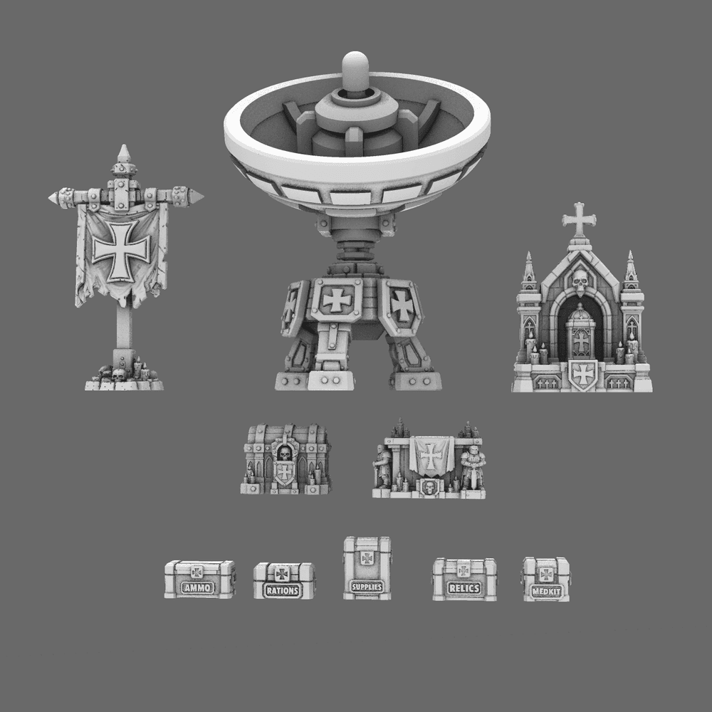 Crusader Knights Objective Markers