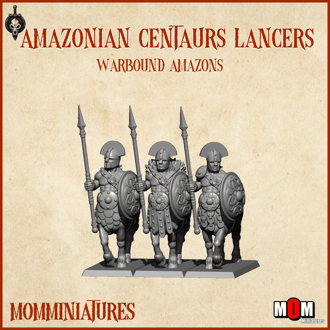Amazonian Centaurs Lancers (Warbound Amazons)