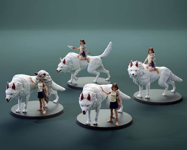 Wolf's Riders- 10 miniatures