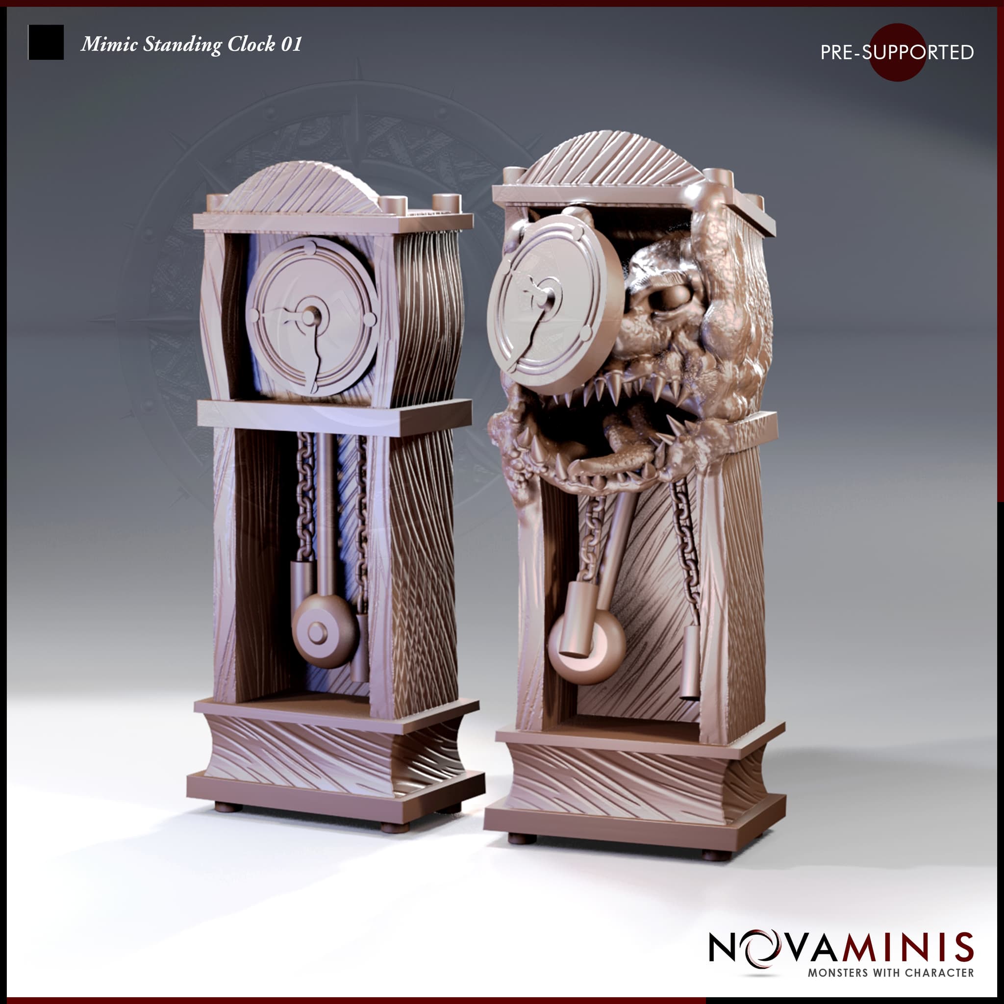 Mimic Standing Clock 01