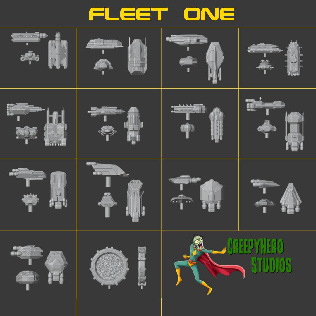 Starship Fleet Kickstarter Fleet One