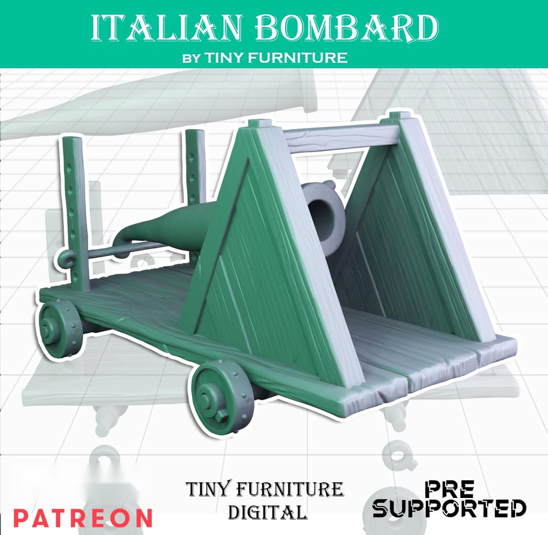 Italian Bombard (Medieval Artillery)