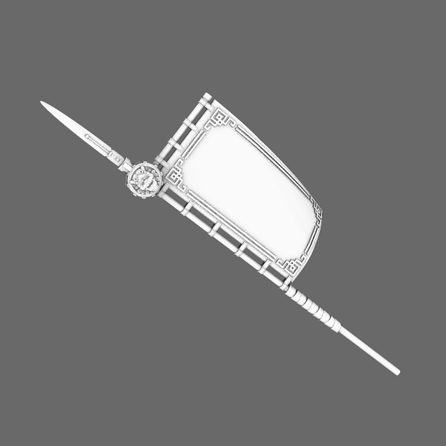 Cyber Samurai Sashimono Battle Flag NOHAND