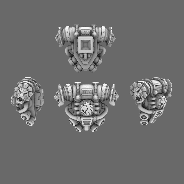 Lion Spirit Knights V7 Tribal Backpack