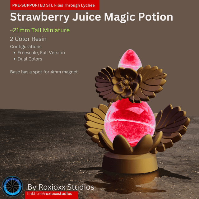 Strawberry Juice Magic Potion