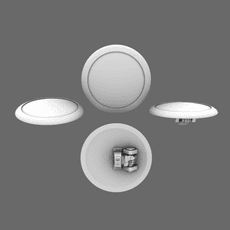 Space Knights Domed Shield Type A LEFT