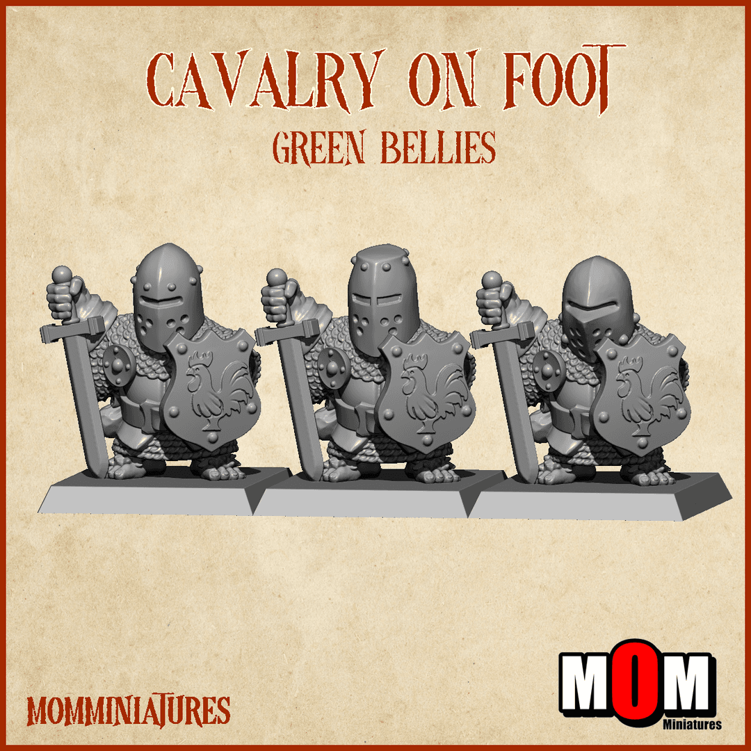 Cavalry on foot (Green Bellies)