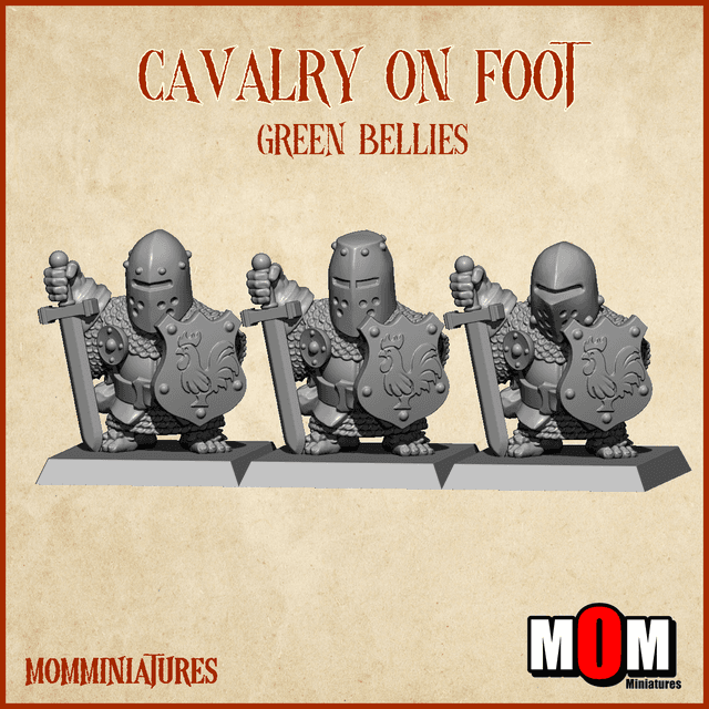 Cavalry on foot (Green Bellies)