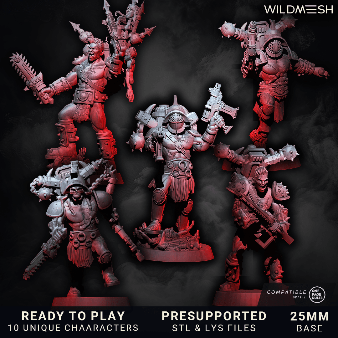 Chaos Wrath - Gladiators Ready to Play Squad