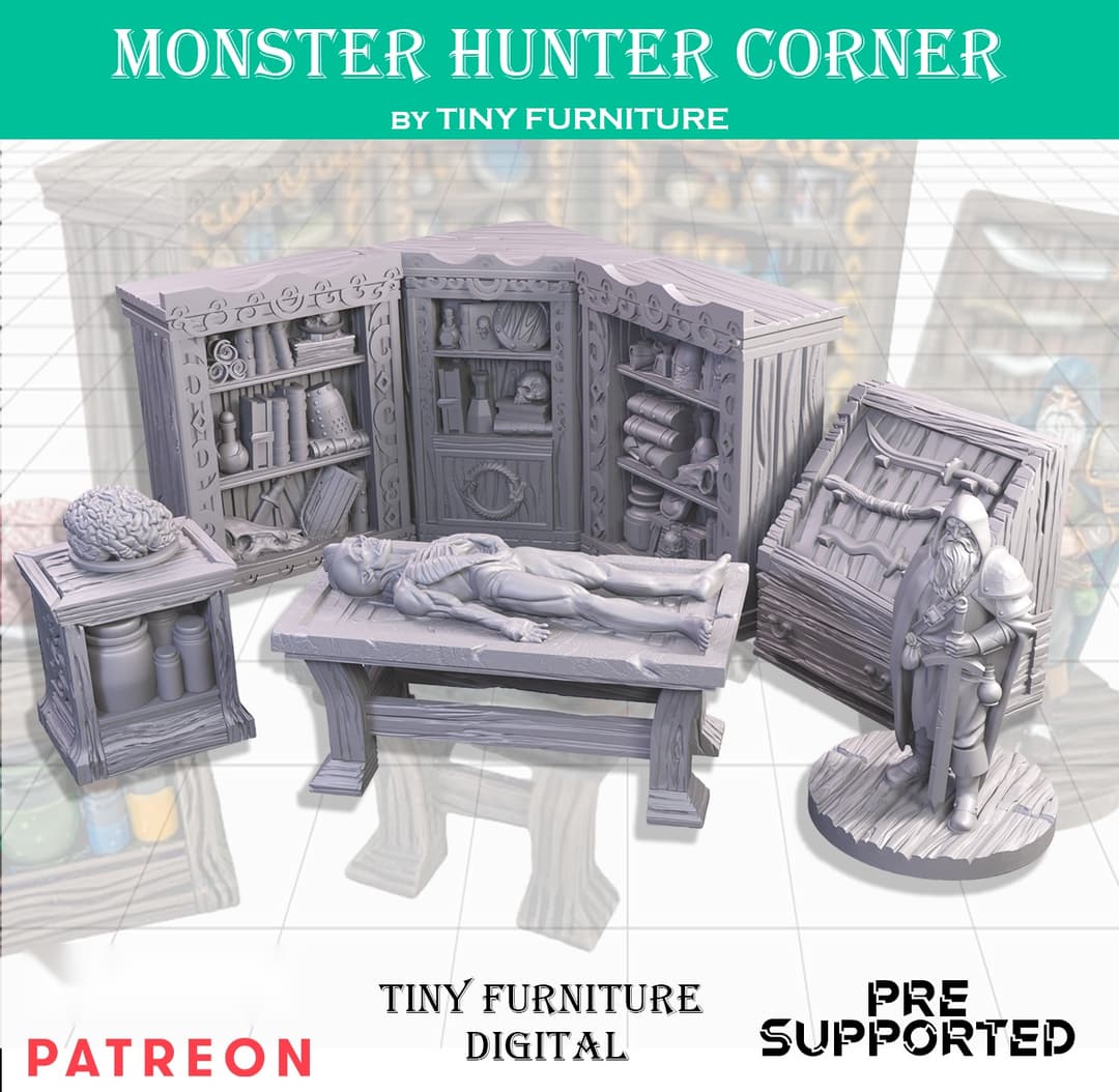 Monster Hunter Corner Miniatures Set