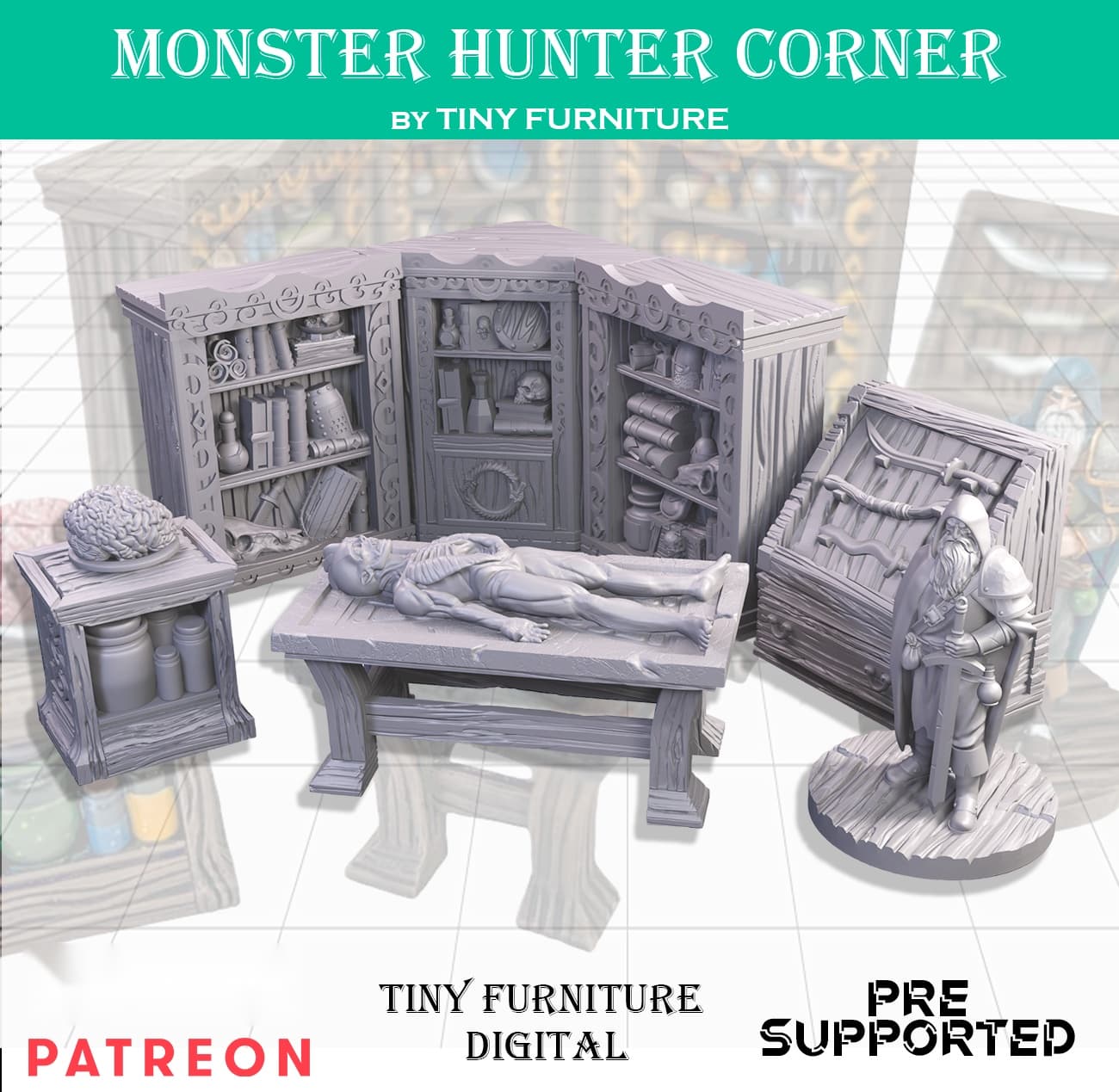 Monster Hunter Corner Miniatures Set