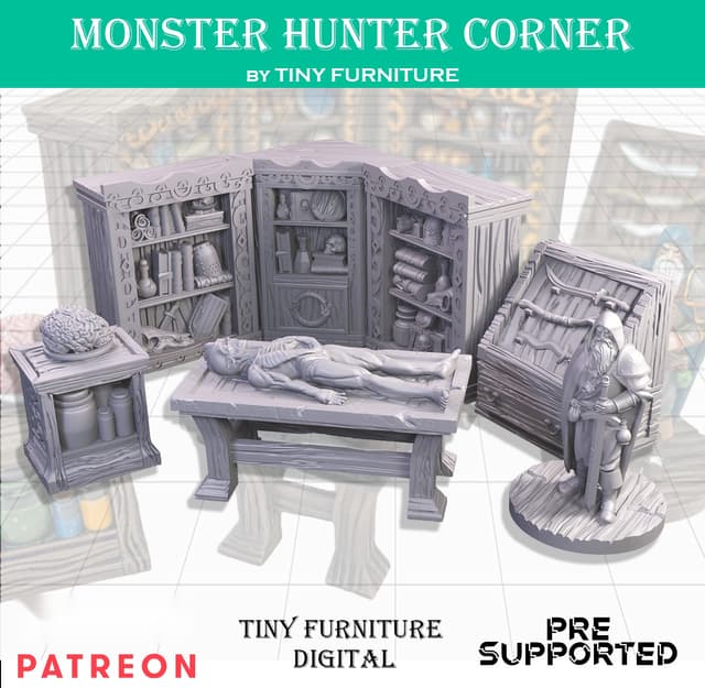 Monster Hunter Corner Miniatures Set