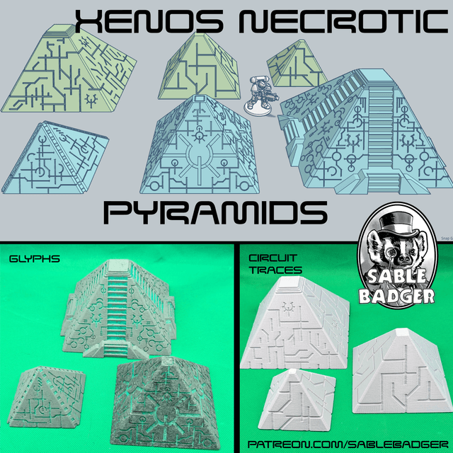 Xenos Necrotic - Mysterious Alien Pyramid terrain
