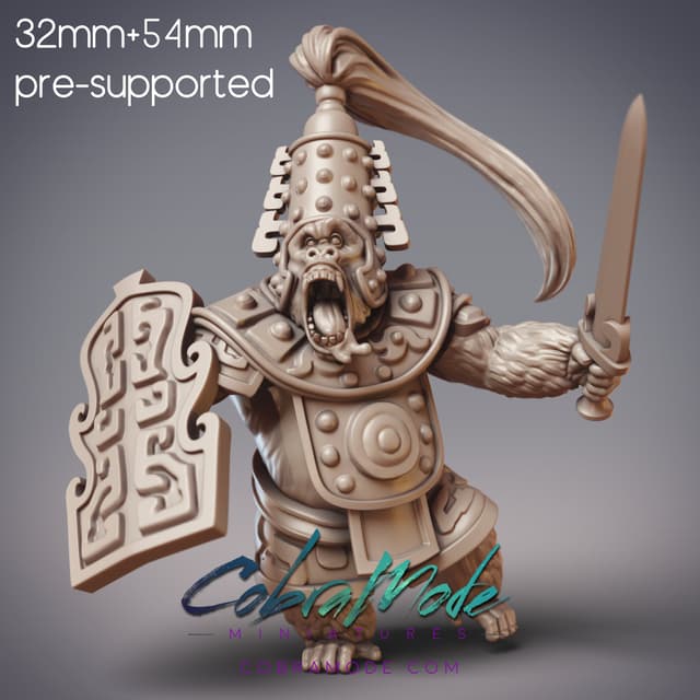 Gorilla Ape Warrior - Goken, Sarugami Zuijin (Pre-Supported)