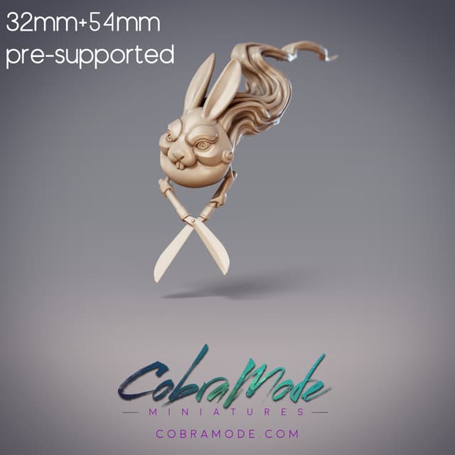 Will-o'-wisp Spirit - Guanghan Rabbit Mask Onibi (Pre-Supported)